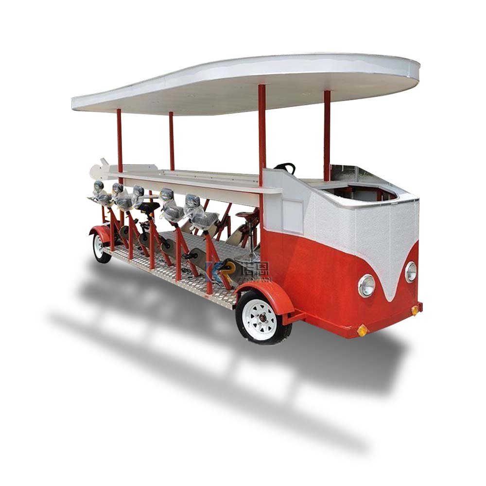 Leisure Sightseeing Special City Bus 15 Passenger Electric Party Beer Bike for Passengers