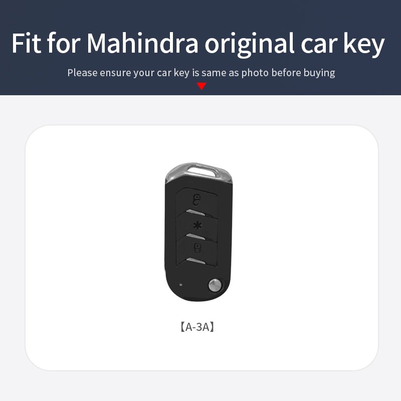 New Version Zinc Alloy Key case Cover Keychain Case for Mahindra Key Accessories
