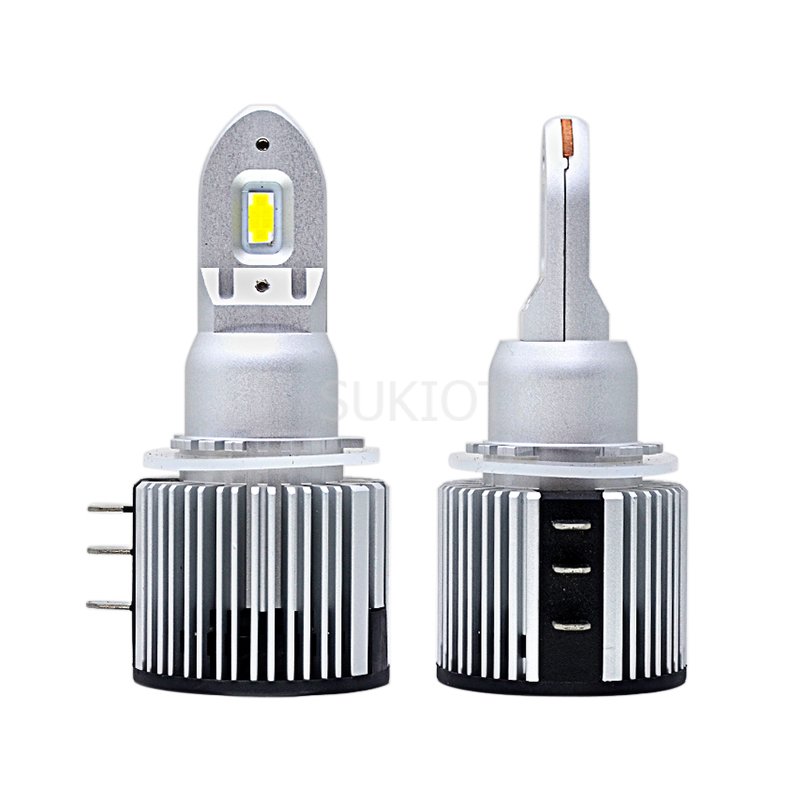 1 Set SUKIOTO GENUINE H15 LED Bulbs Canbus No Error 72W Car LED Lamp for Audi Mercedes Benz VW Golf DRL Daytime Running Lights