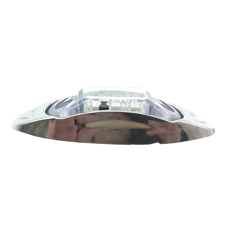 12v 24v LED Truck Trailer Marker Lights Clearance Lamp RV Lighting With Chrome Base Bracket Ip67 Waterproof Rate