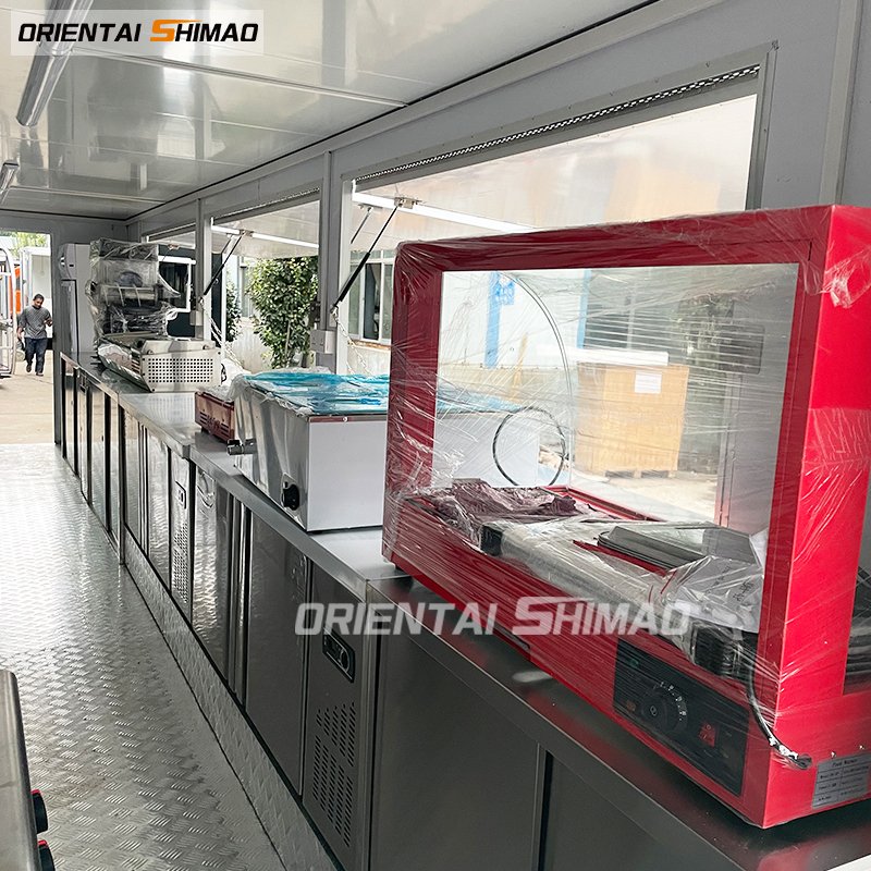 Mobile Chinese Fast Deep Fryer Food Trailers Cheap Food Carts Fully Equipend Retro Concession Food Trucks for Sale in China