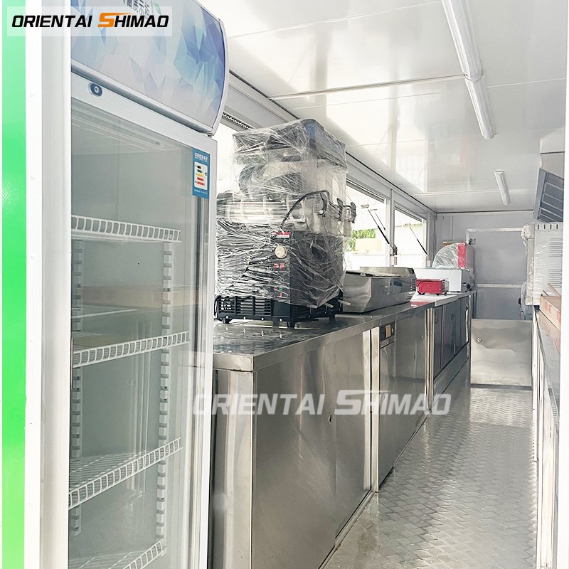 Mobile Chinese Fast Deep Fryer Food Trailers Cheap Food Carts Fully Equipend Retro Concession Food Trucks for Sale in China