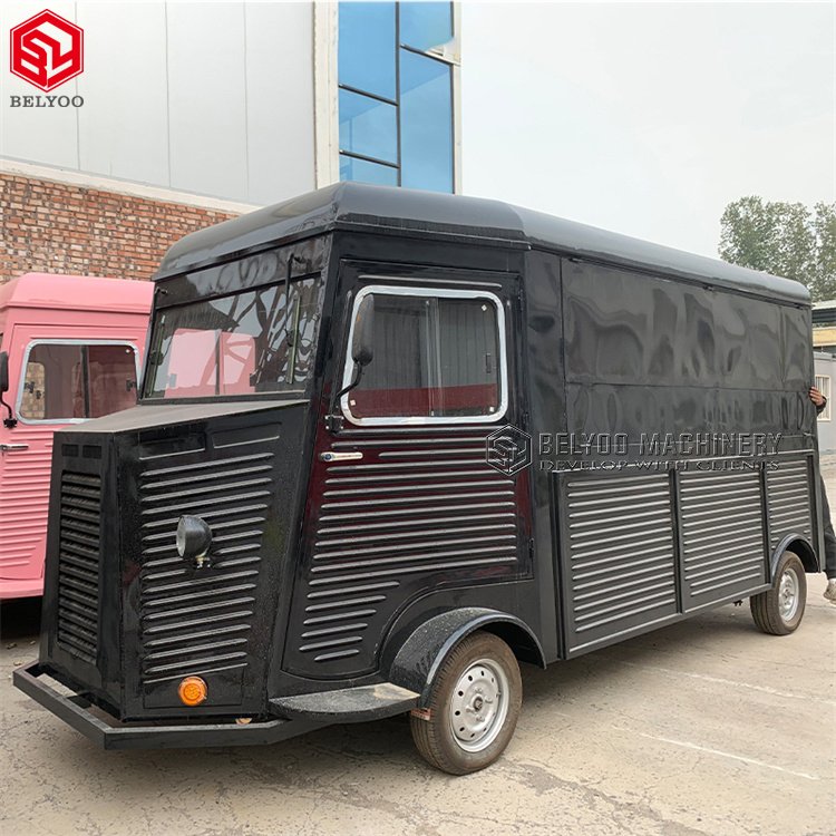 Custom Mobile Food Trucks Ice Cream Cart for Sale Mobile Kitchen Car Electric Food Cart Coffee Truck Hot Dog Cart
