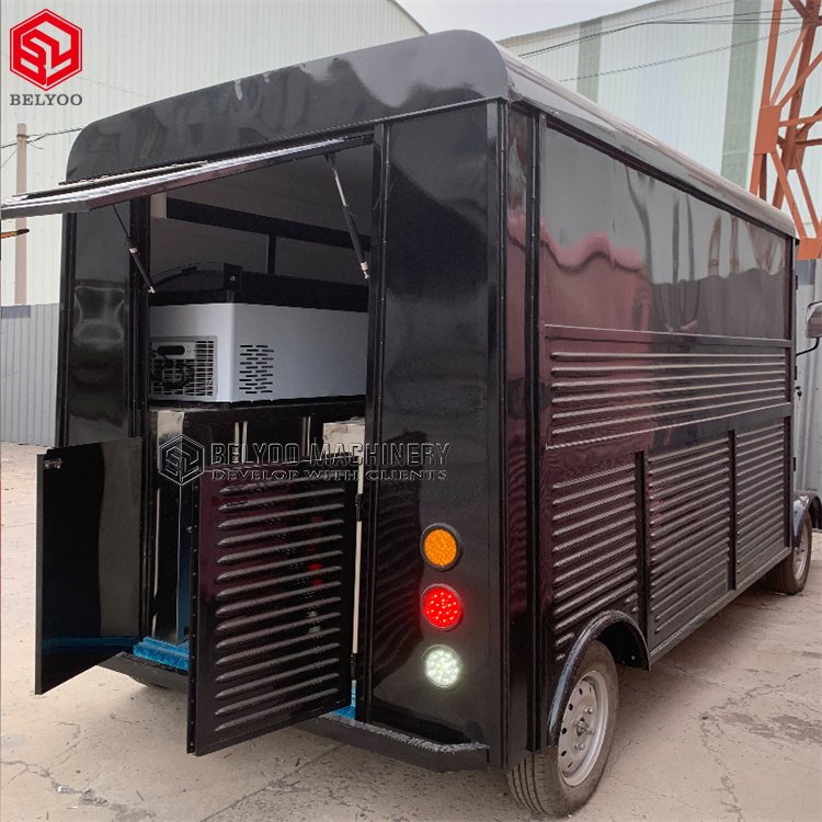 Custom Mobile Food Trucks Ice Cream Cart for Sale Mobile Kitchen Car Electric Food Cart Coffee Truck Hot Dog Cart