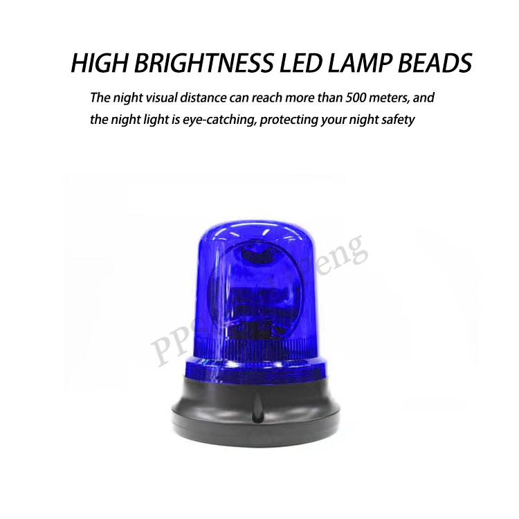 Cheap Warning Safety Rotating Beacon Light with Magnetic Straight Cord for Vehicle Forklift Truck Tractor Golf Carts UTV Car Bus