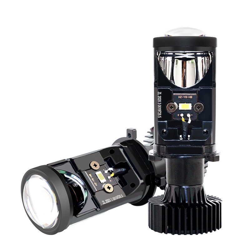 New Arrival Super Bright Factory Price Mini Projector H4 HB2 9003 Motorcycle LED Headlight Bulb 12V 35W 6000LM Car Lamp LED
