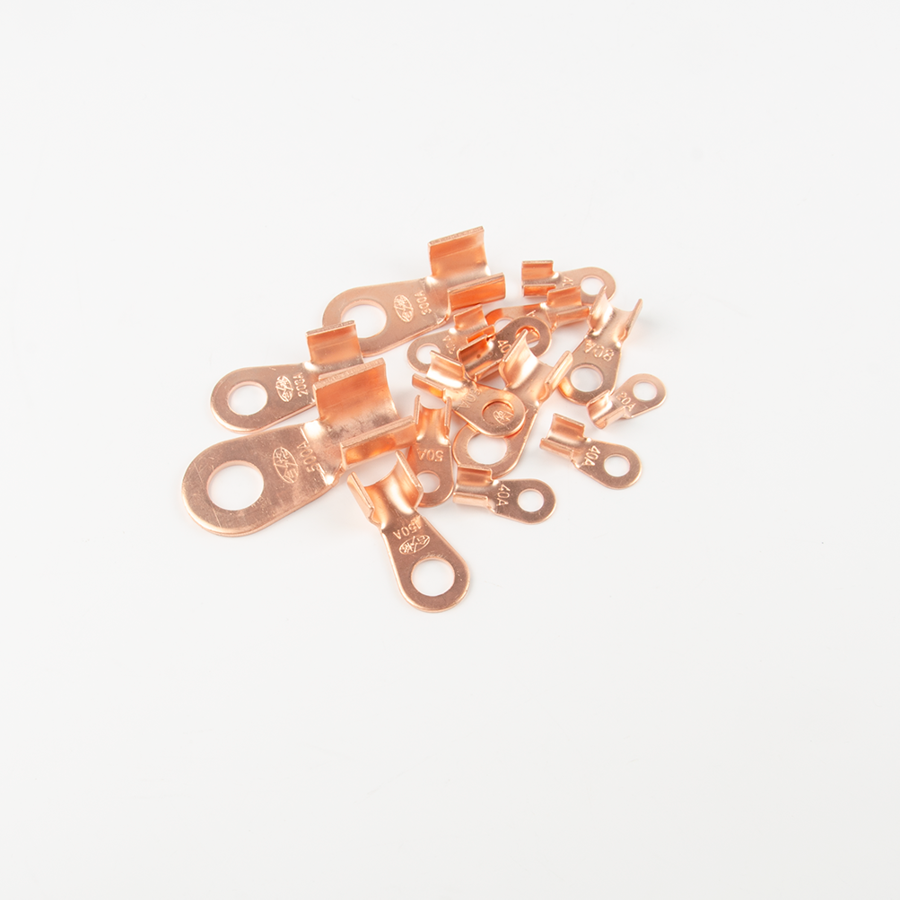 60A Open Copper Nose Spot Welding Accessories OT-60A Battery Cable Connector Terminal Crimp Bus Terminal
