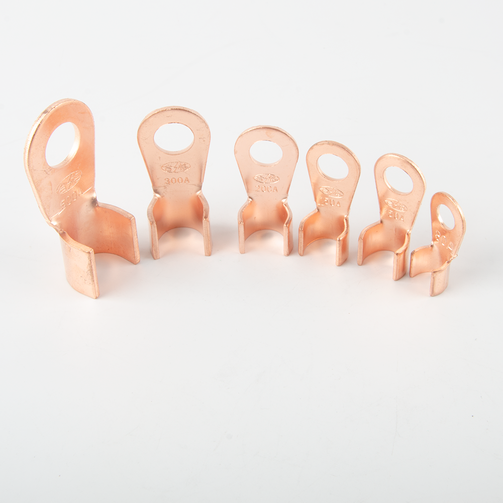 60A Open Copper Nose Spot Welding Accessories OT-60A Battery Cable Connector Terminal Crimp Bus Terminal