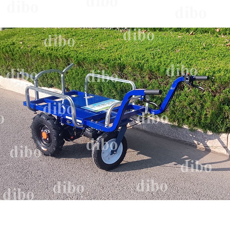 CE Electric Chicken Bus Heavy Duty Wheel Barrow Motorized Power Electric Wheelbarrow Handling Vehicle Electric Handcart