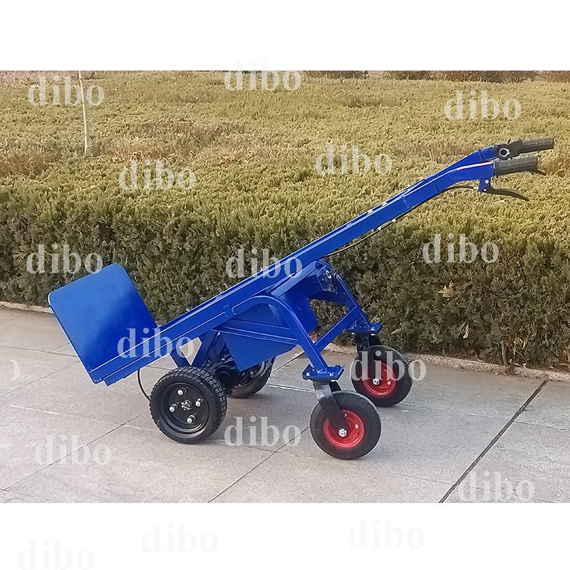 CE Electric Chicken Bus Heavy Duty Wheel Barrow Motorized Power Electric Wheelbarrow Handling Vehicle Electric Handcart