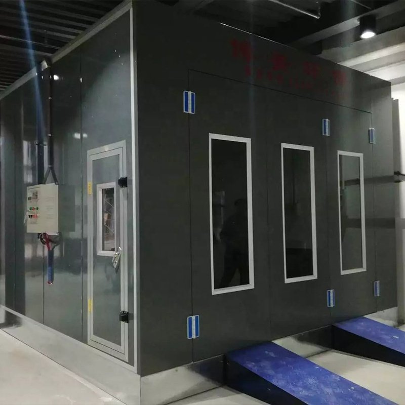 Quality Assurance Environmentally Friendly Paint Booth diesel Electric Heated Truck Spray Painting Room with CE Certification