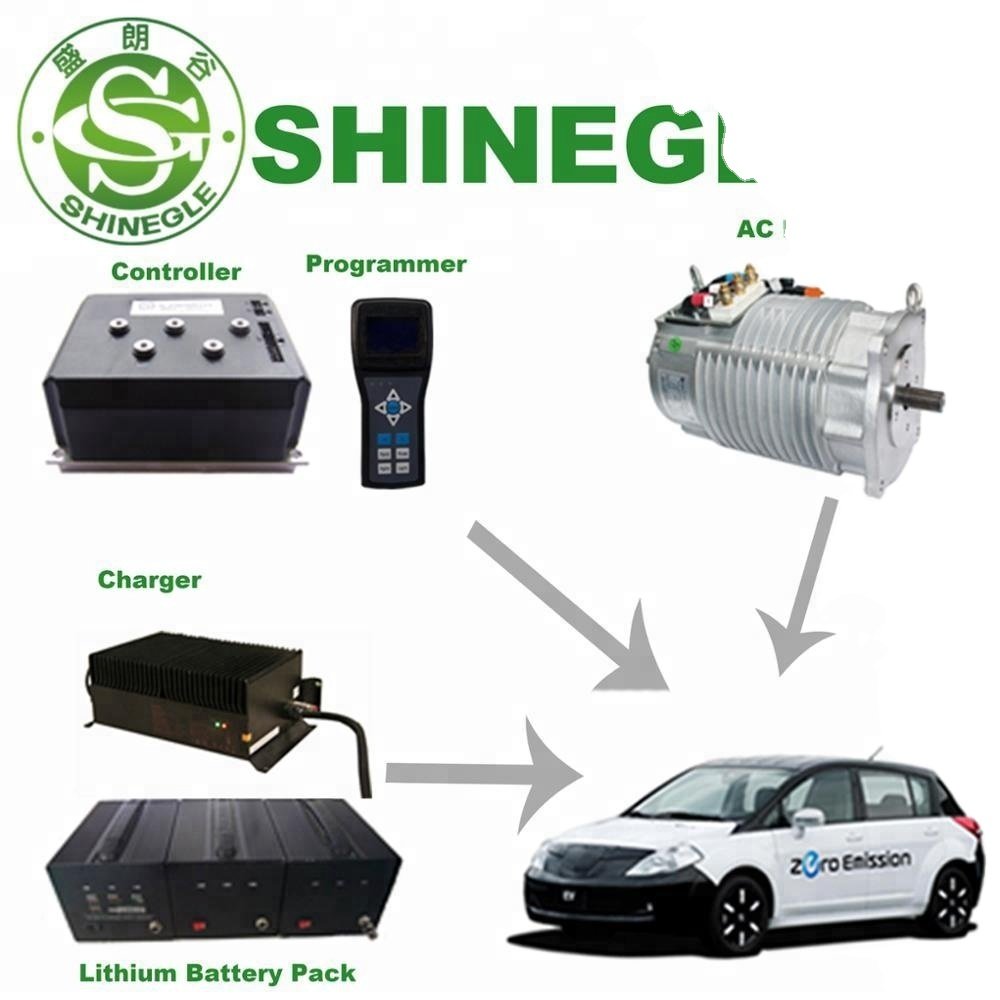 Shinegle 10KW Ev Conversion Kit Ac Motor Controller with Good Quality for Golf Cart Tourism Bus