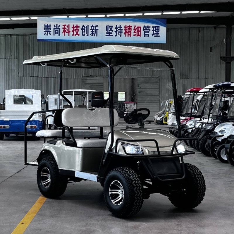 2025 New 4 Person Electric Golf Cart 5KW Lithium Battery 4 Wheel Electric Golf Cart Scooter