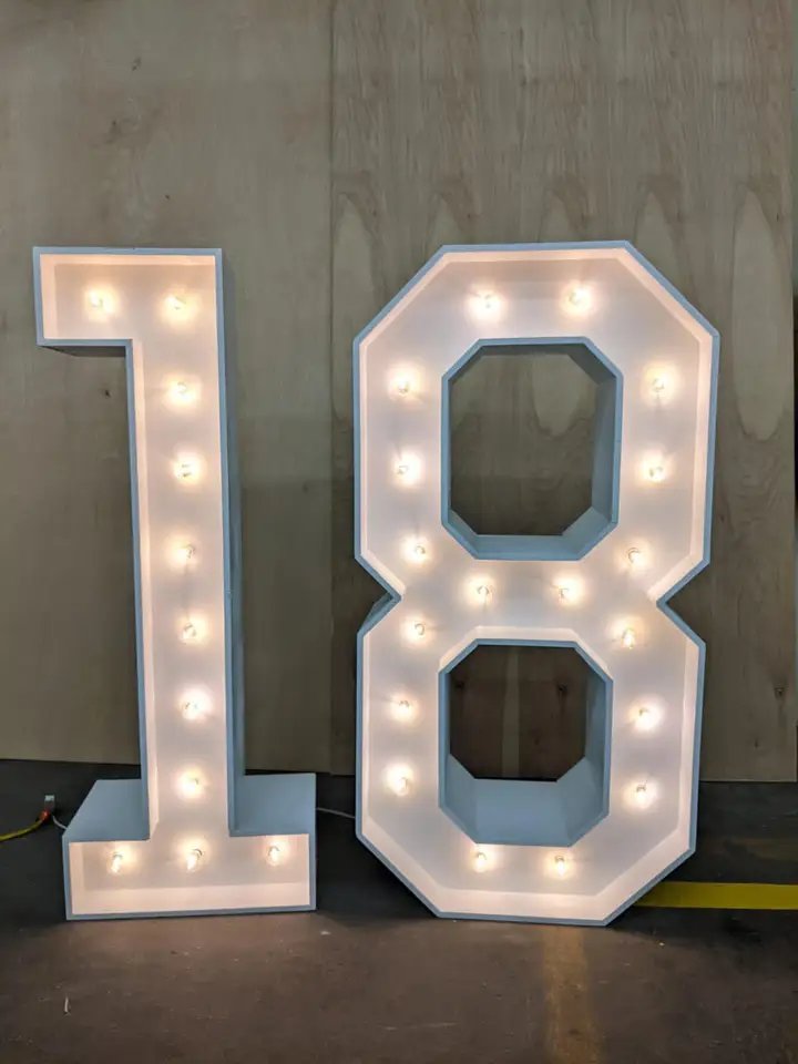 Factory Price 26 English Alphabet Arabic Number Led Letter Light Custom Marquee Letters for Wedding Bedroom Party Decoration