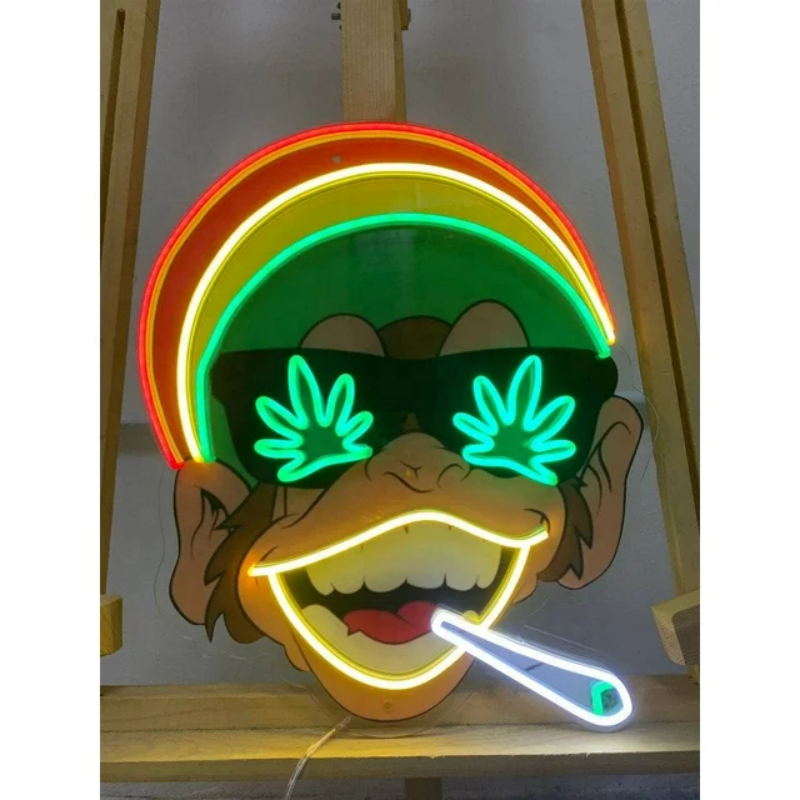 Logo Design Smoke Shop Led Light up Sign Neon Sign Design Smoke Shop Neon Light for Advertising Custom Store Business Decoration