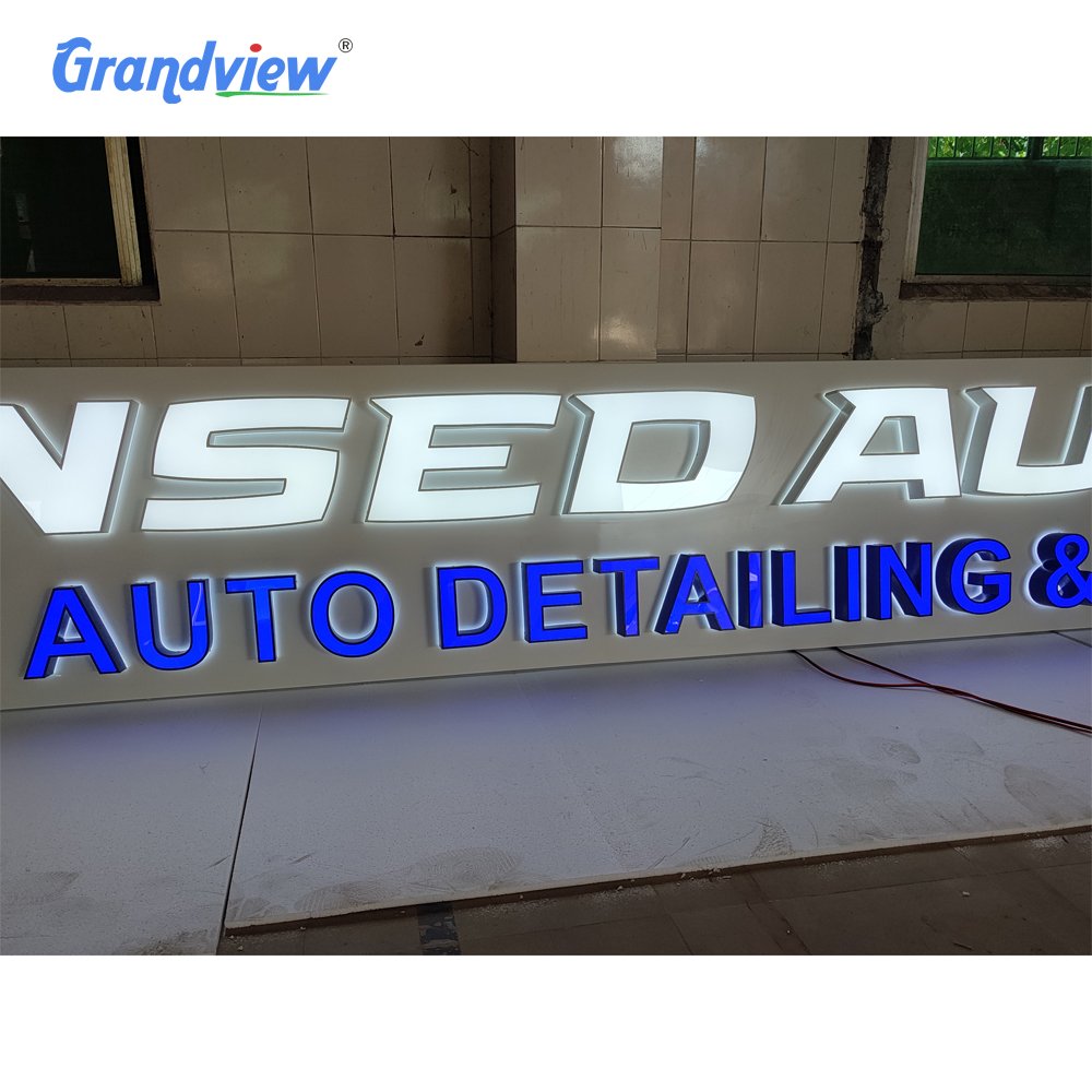 Hot Selling 3D Letter Shop Signs Luminous Building Customized Business Signs Backlit logo Outdoor Storefront LED Letters Sign