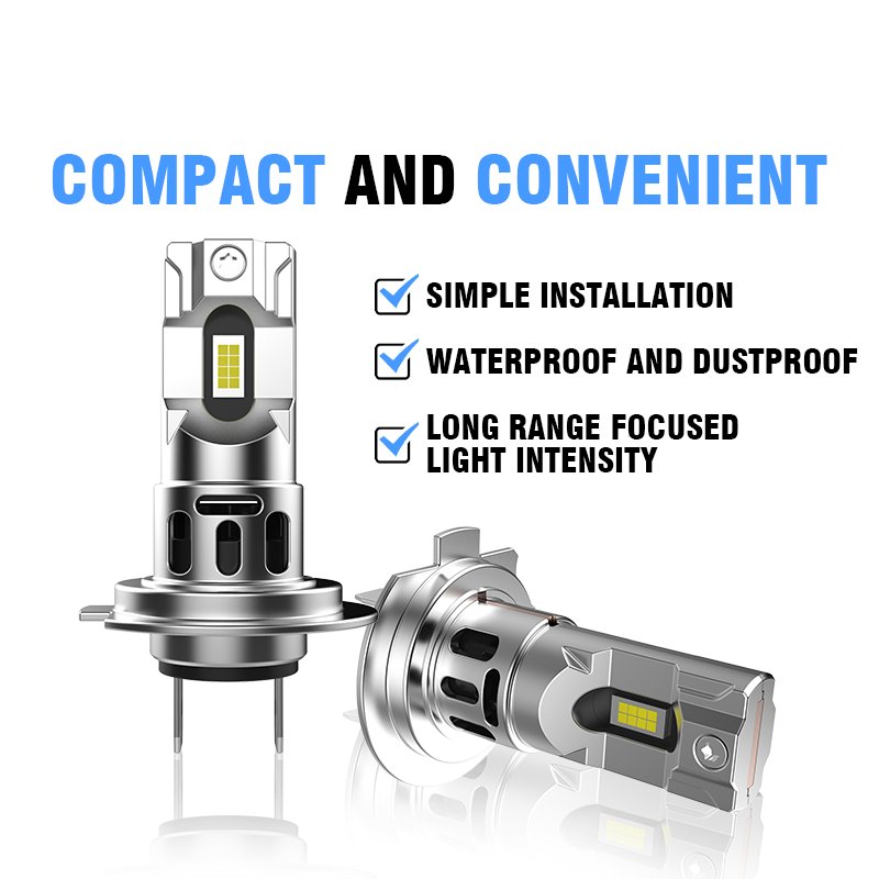 Factory Direct Sales H7 Direct Plug 6000k Bulb 50w H1 H4 9005 9006 Car Headlight H11 Plug and Play Bulb Accessories