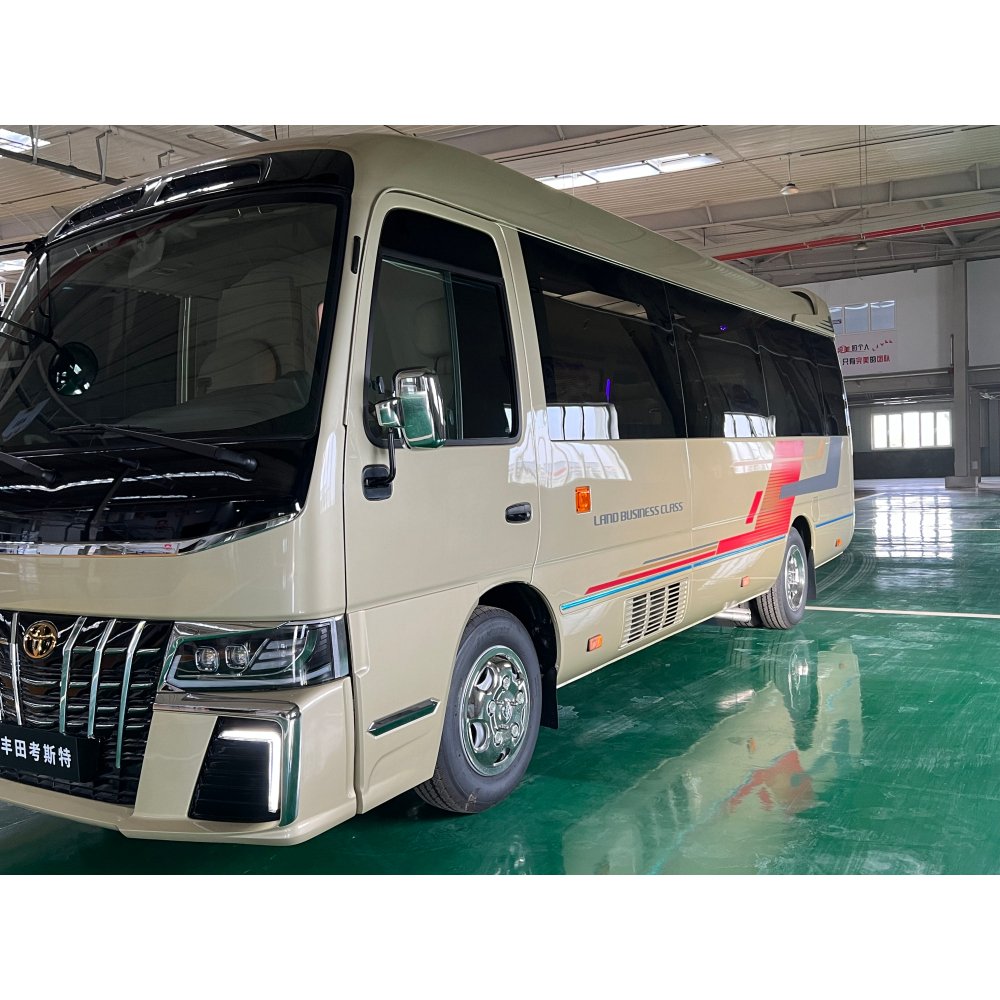 Second Hand Coaster Used Bus 23 Seaters Good Condition Diesel Engine Used Coach Bus in China for Sale