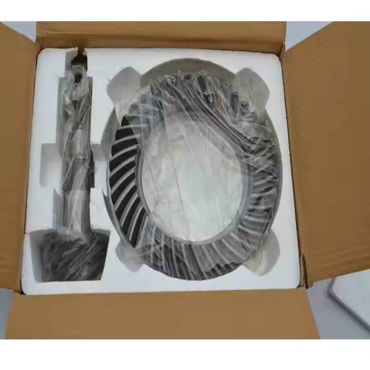 Custom manufacturers of carbon steel spiral bevel gear sets steel pinion worm spur gears for buses