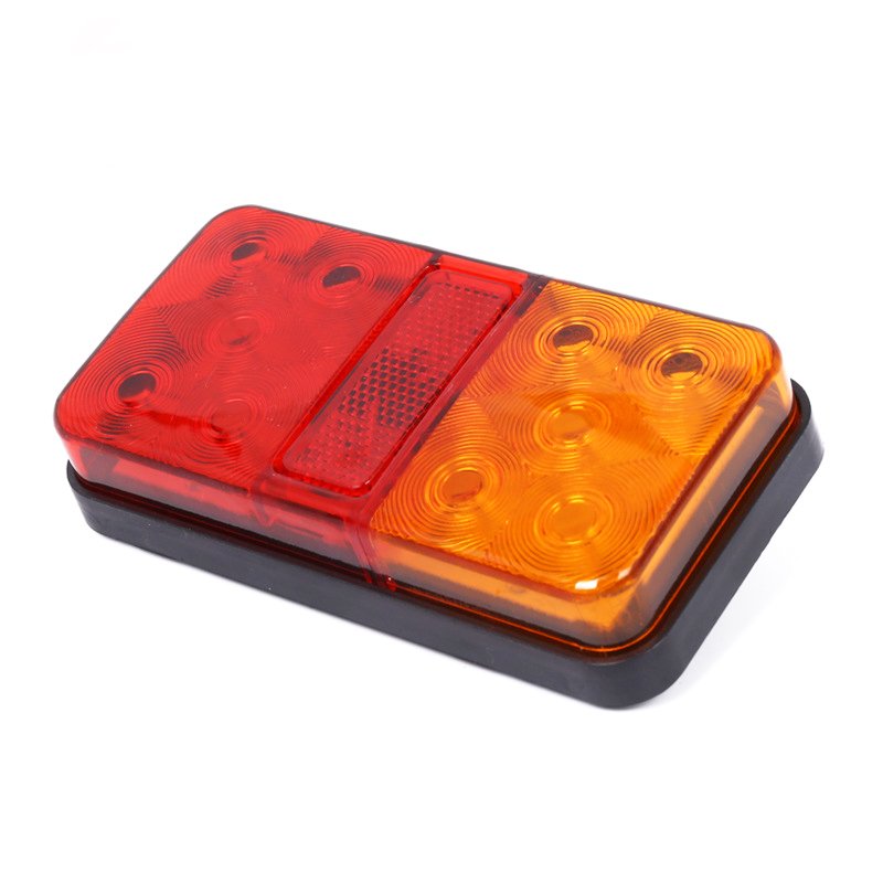 Superbleds 12V 24V 10 LED Tail Light Taillight Turn Signal Indicator Stop Lamp Rear Brake Light for Car Truck Trailer Caravan