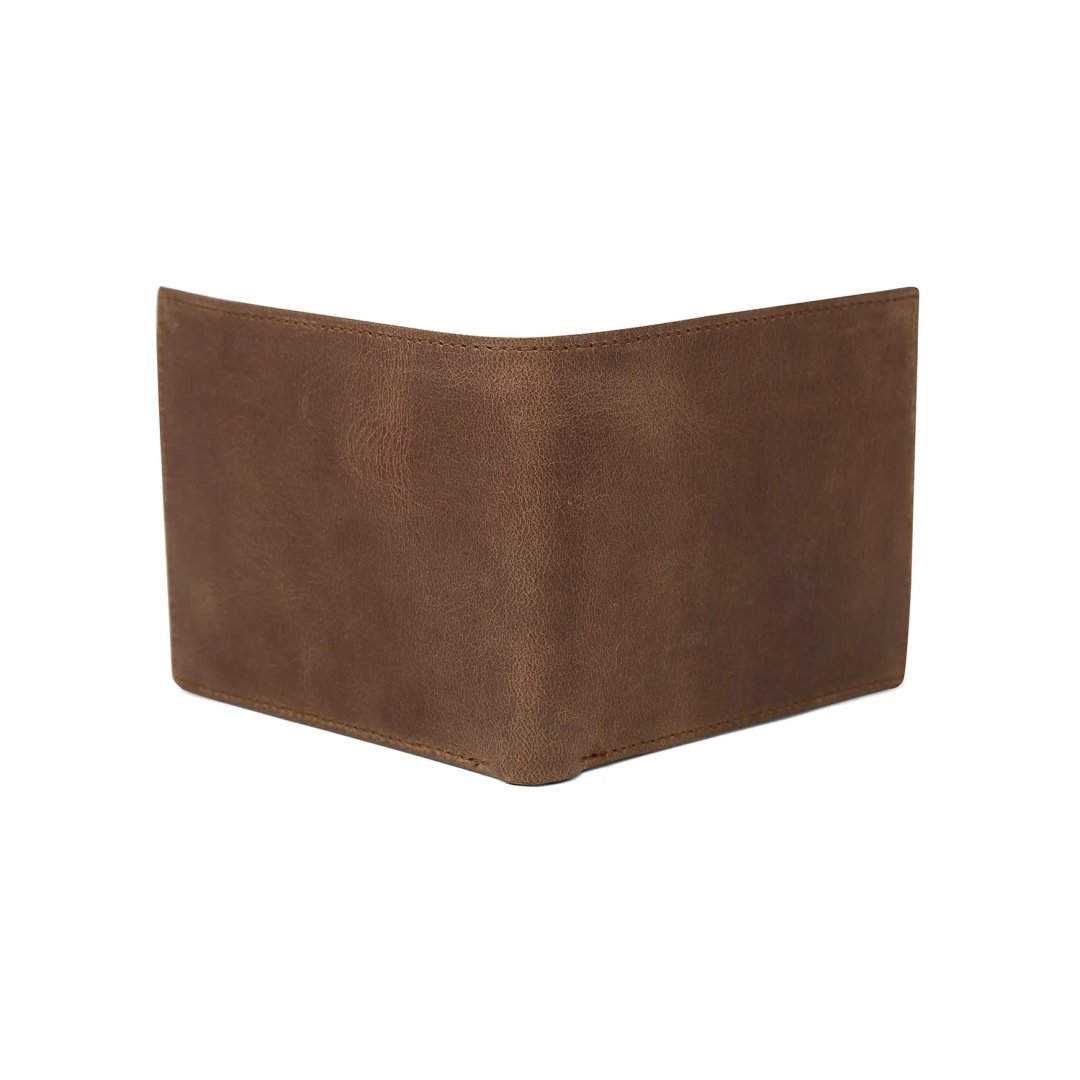 Wholesale High Quality Genuine Leather Slim Wallet for Men and Women Business Card and Credit Card Holder Without Zipper