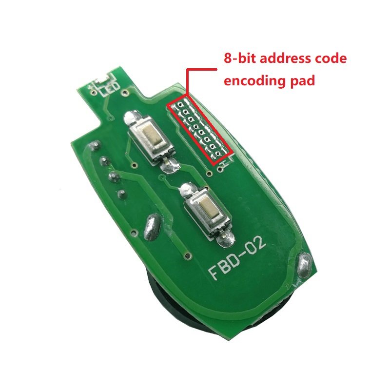 2 Button Metal Waterproof 433MHz 315MHz Fixed Password Remote Control Telecomando Cancello 433 mhz