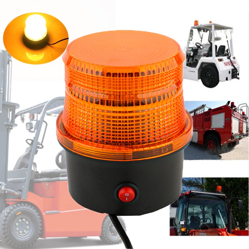 Flash Warning Led Rooftop Light Emergency Strobe Lamp Buzzer Light Warning Beacon Strobe Lights for Forklift Bus Truck
