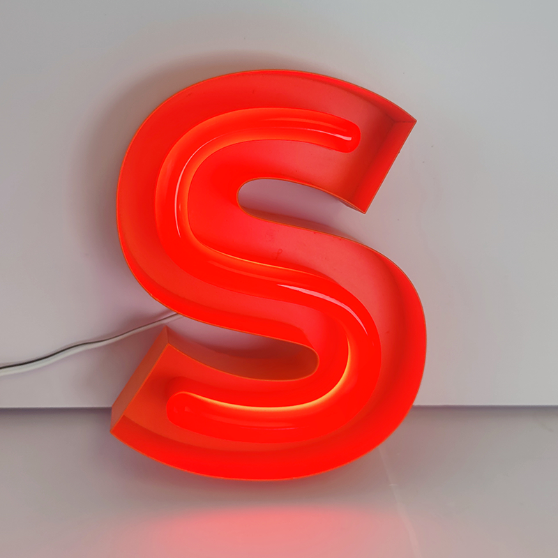 Customization Acrylic Embossed Metal 3D Letters Neon Light Effect Company Bar Storefront Business Personalized Sign