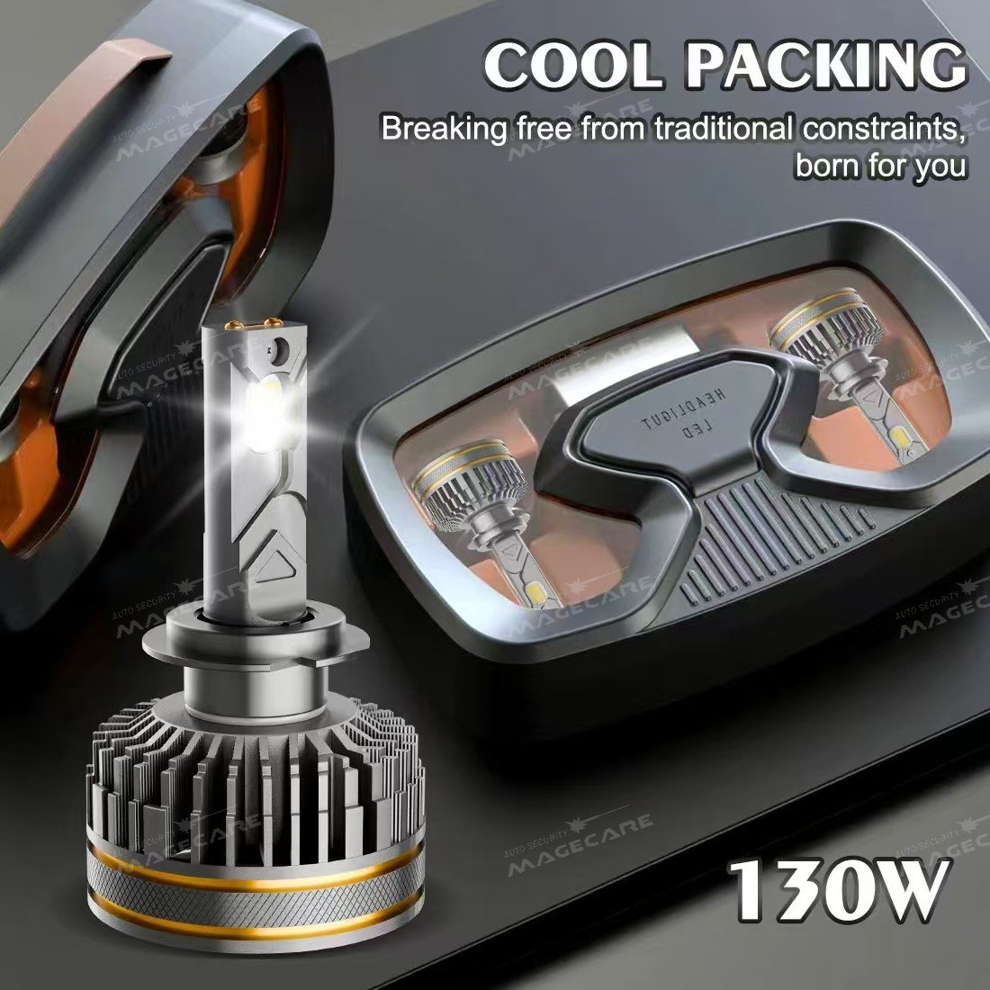 N6 30000lm 4675 Chip Car Led Headlight Light Bulb Headlamp for Car Ip67 H4 H11 9005 Hb3 881 with CANBUS Auto Lighting System