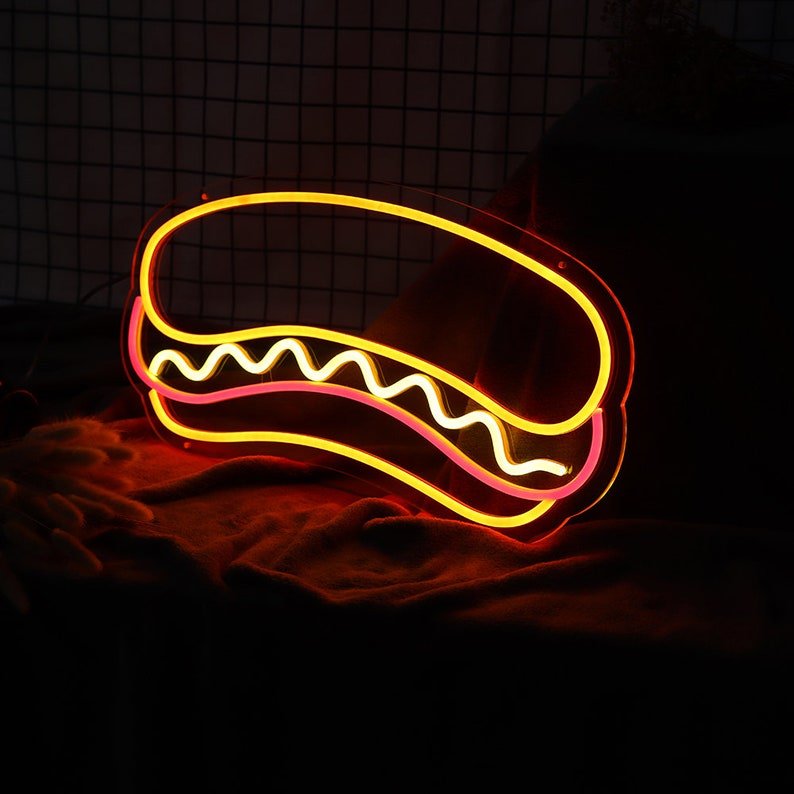 Waterproof Small High Brightness Flash Open Flex LED Acrylic Backing Neon Sign for Restaurant Hotel and Shop Advertising