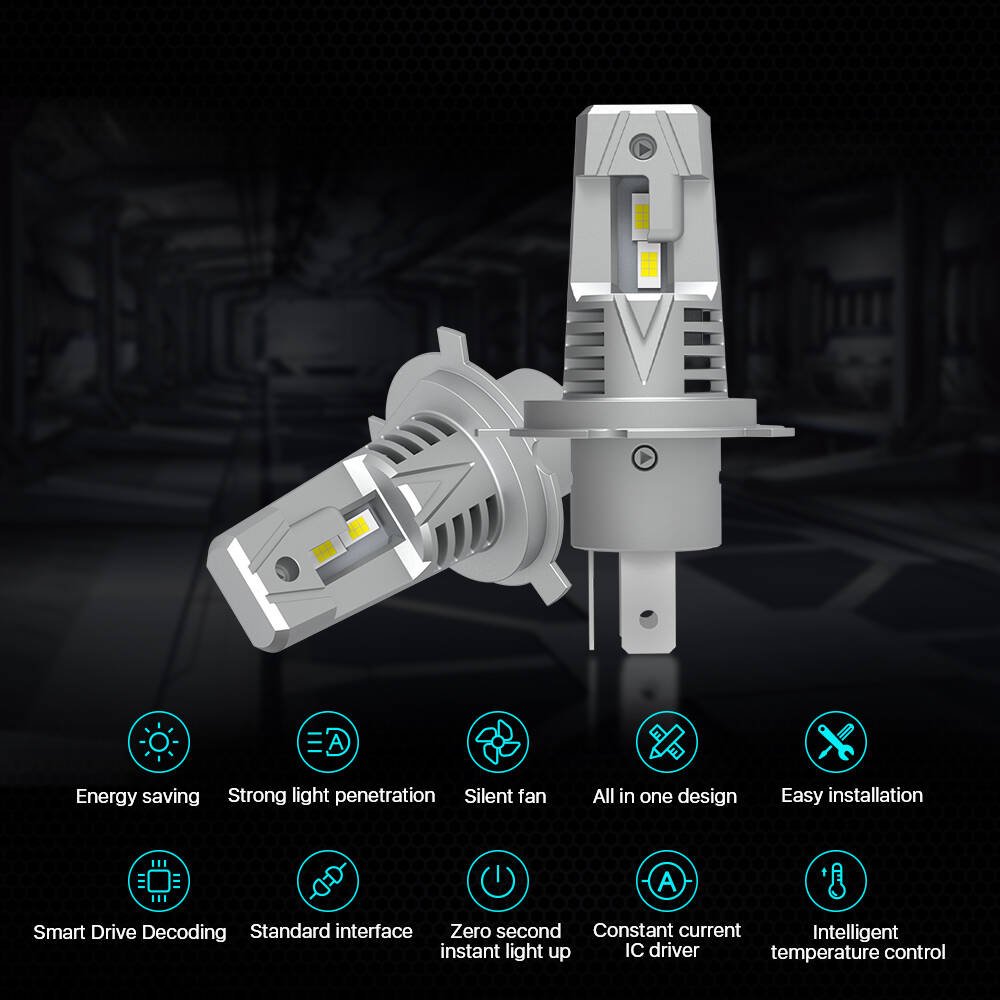 Good Quality High Beam H1 LED Head Light Bulb for Cars CSP3570 Chip Super Bright Safe for Driving