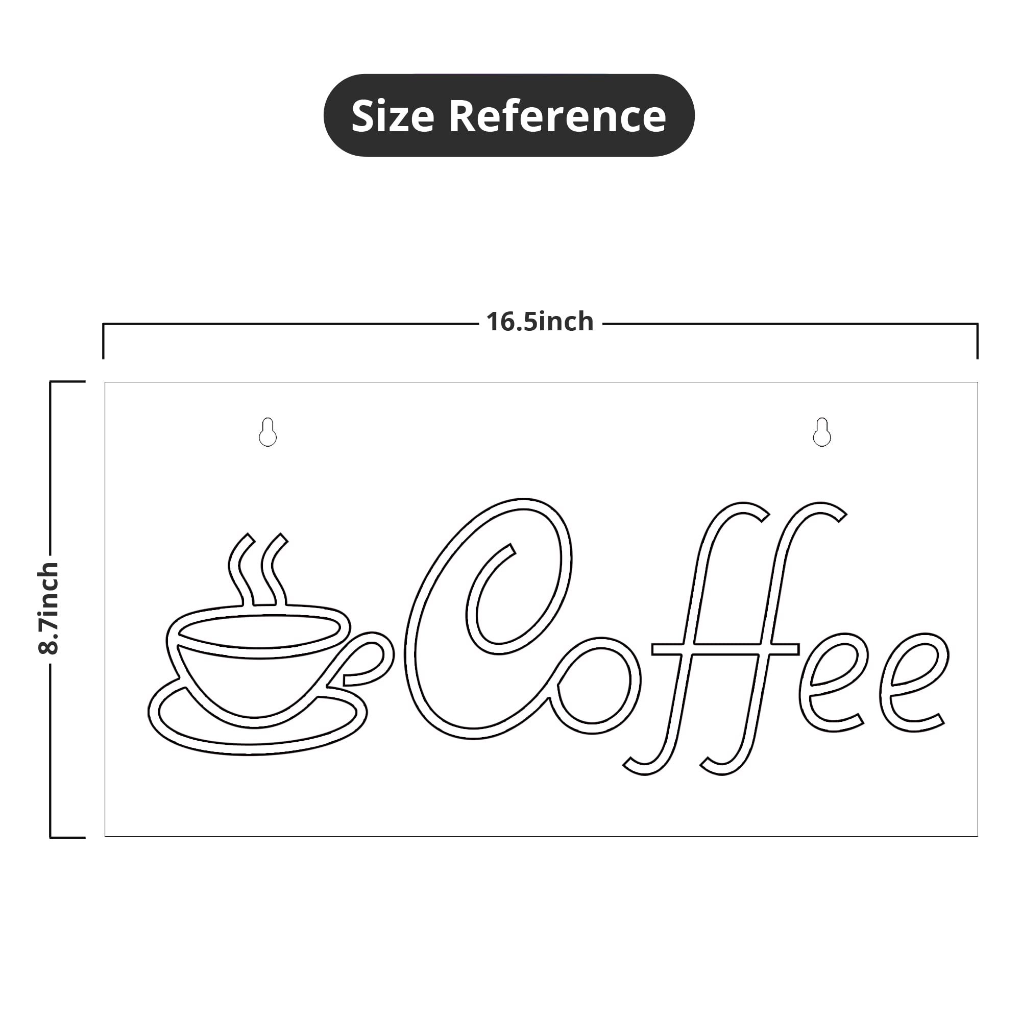 Coffee Neon Sign LED Coffee Signs Wall Decor for Cafe Restaurant Hotel USB Powered Neon Restaurant Sign