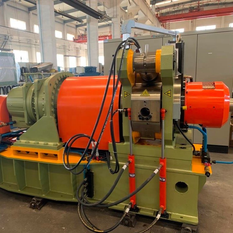 TLJ350 Continuous Extrusion Machine for Copper Bus bar With Chamber and Extrusion Wheel, Die