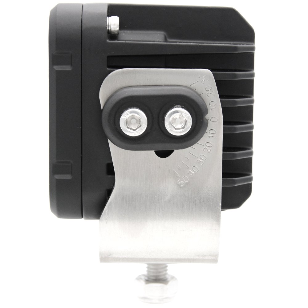 Factory Price Stainless Steel Mount Diecast Aluminum Heavy Duty Square 50W Offroad Tractor Bus Train Led Work Lighting