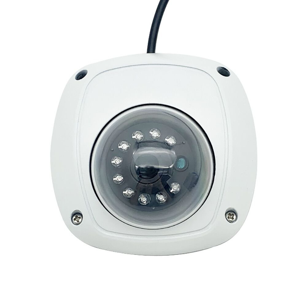 Bus Train Ship POE Dome Camera 6-Pin Aviation Connector Network Night Vision Indoor Use NVR Compatible Streammax MDVR X3N-H0404