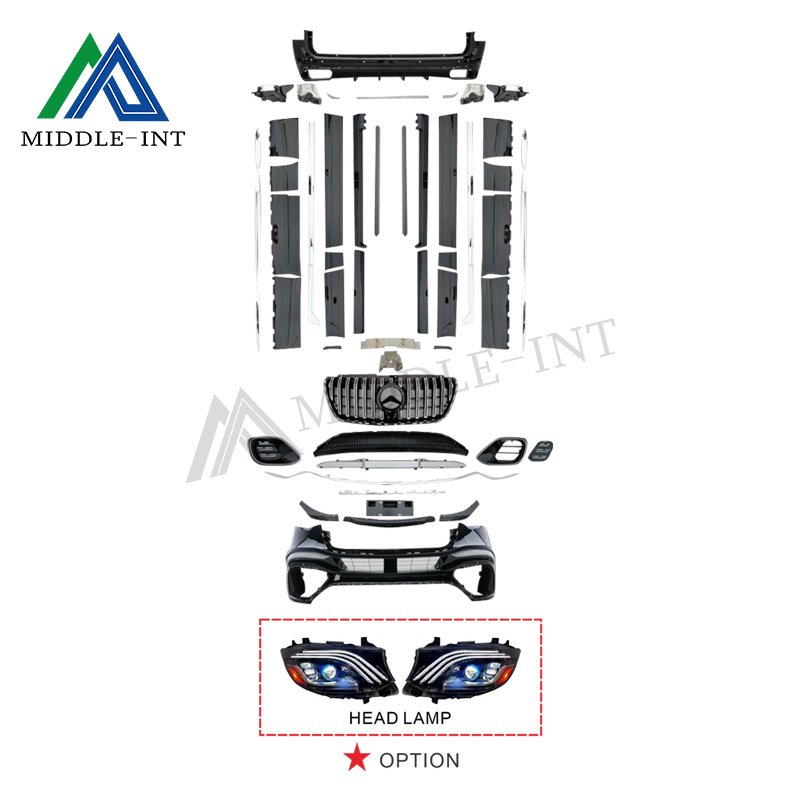2024 Middle Latest Body Kit for Mercedes Benz Sprinter W907 2018-2023 Upgrade to W907 2018-2023 GT Type