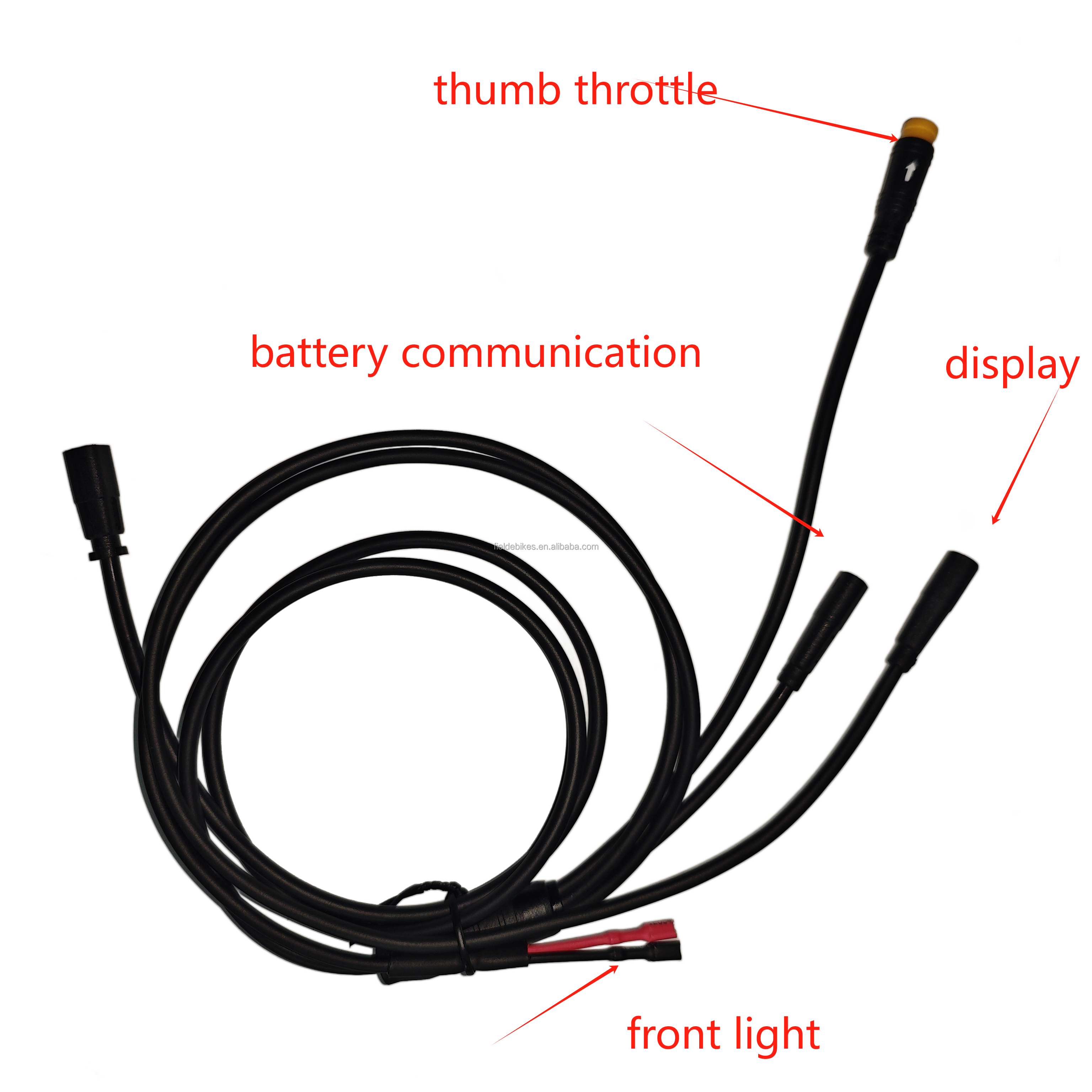 Bafang MID Motor Cable 1T1 1T2 1T3 1T4 Display Cable for M410 M500 M510 M600 M800 M820 M560 Mid Motor
