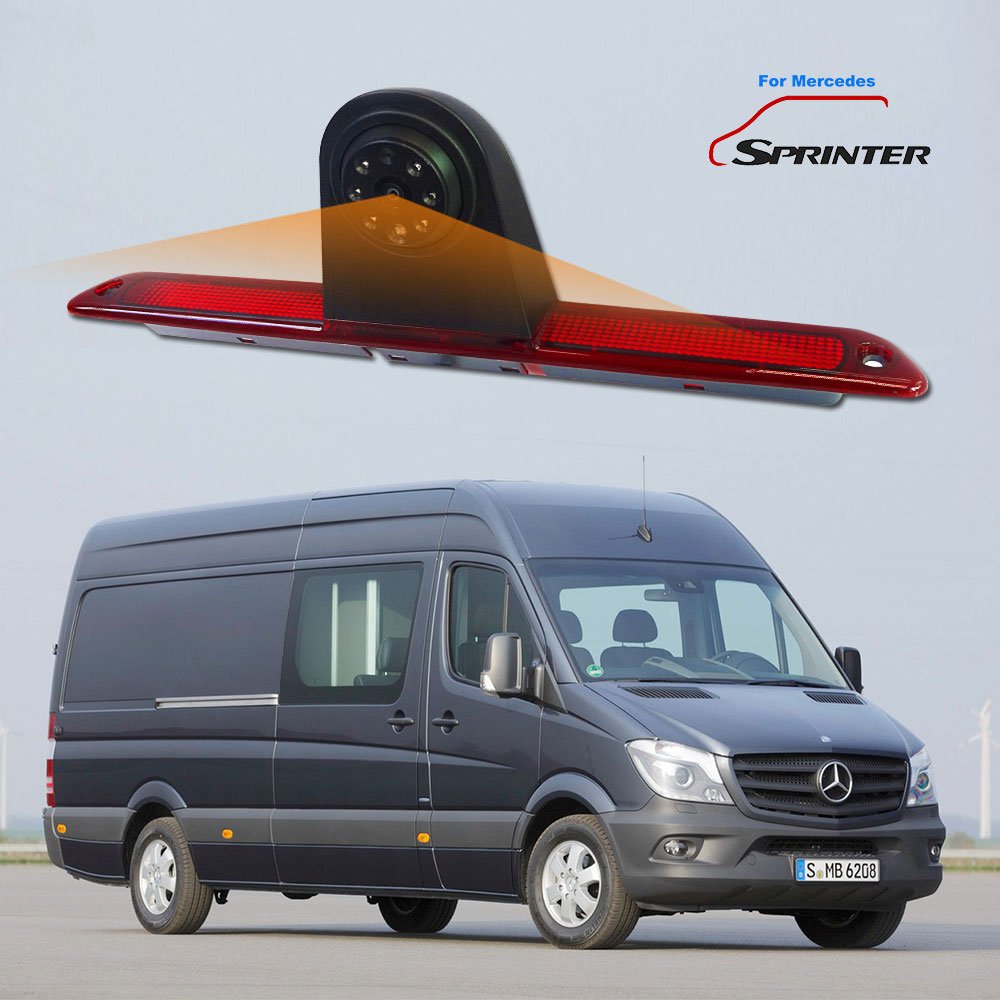 Sprinter Van 3rd Stop Light Camera Car Rear View the Third Brake Light Reversing Backup Camera for Mercedes Bens Sprinter Van