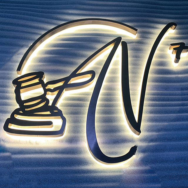 3D Led Company Brand logo Signage Customize Business Store Front Backlit Channel Letters Signs