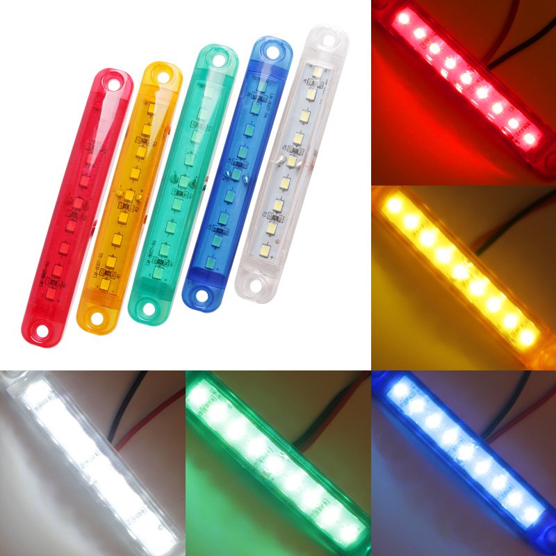 HAIZG 24V Trailer Light Warning Rear Side Car External Light Auto Car Bus Truck Lorry Side Marker Indicator LED Truck Light
