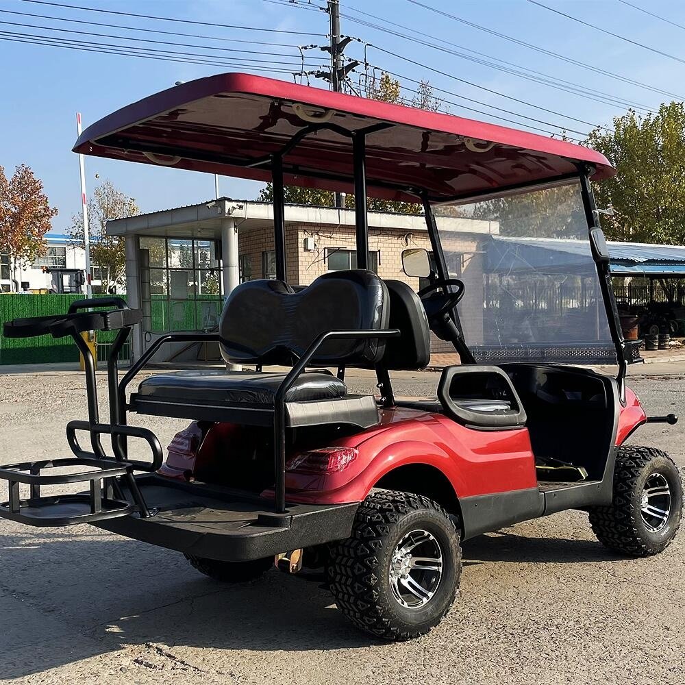 Best Price 4 Wheel Electric Golf Cart 6 Seater Electric Lithium Gasoline Petrol Golf Cart