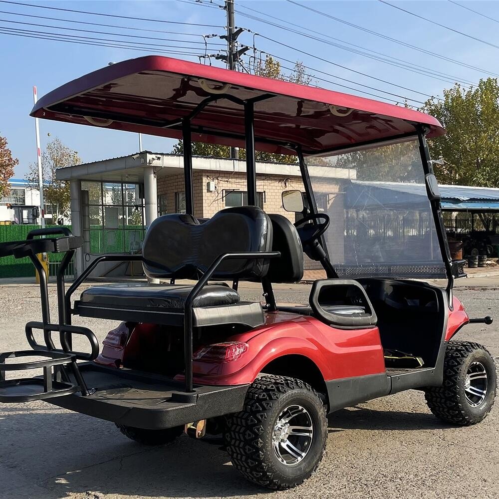 Best Price 4 Wheel Electric Golf Cart 6 Seater Electric Lithium Gasoline Petrol Golf Cart