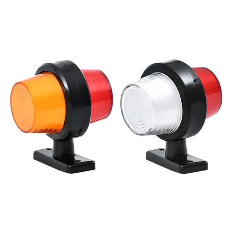 LED Side Marker 12-24V Waterproof Rubber Outliner Side Marker LED Indicator Lamp for Trailer Truck Auto Car Bus Light