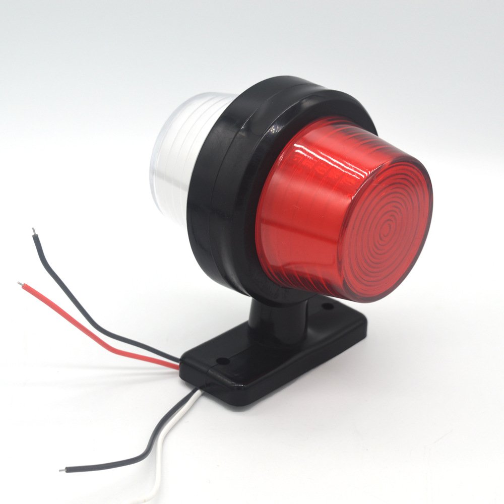 LED Side Marker 12-24V Waterproof Rubber Outliner Side Marker LED Indicator Lamp for Trailer Truck Auto Car Bus Light