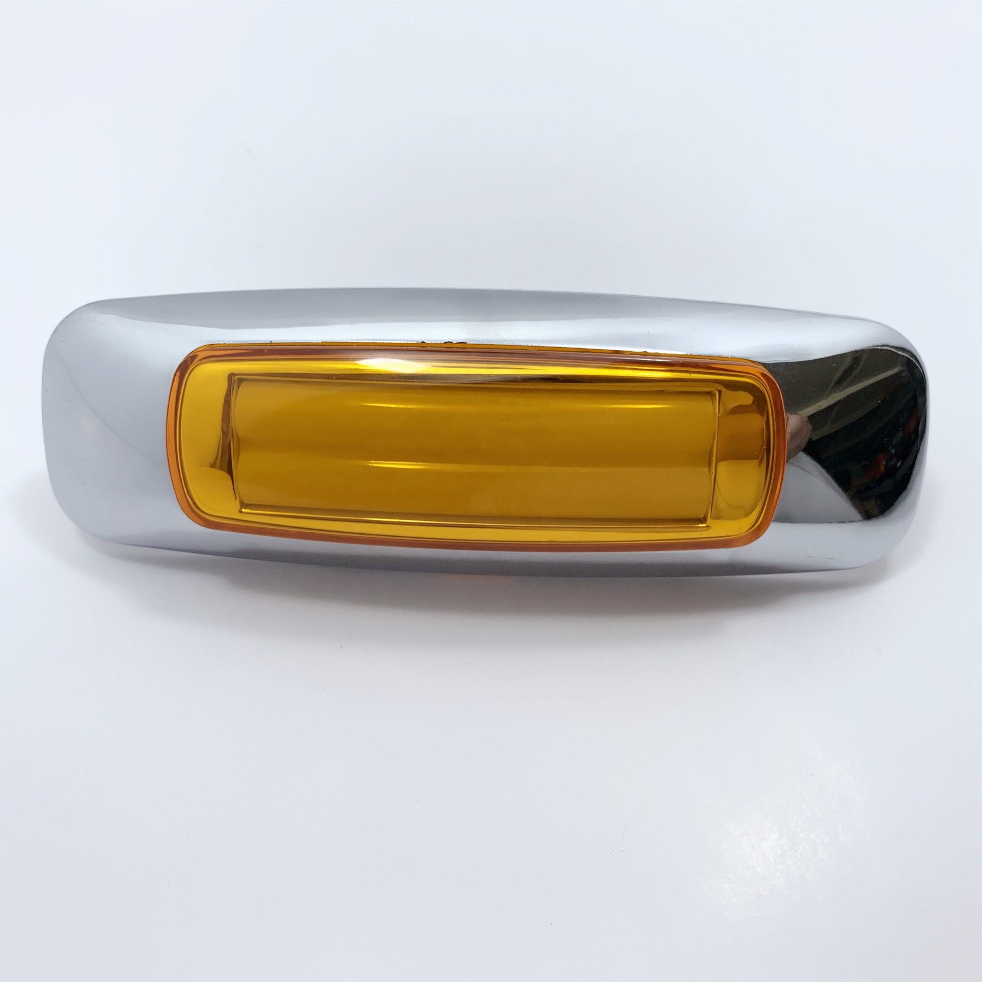 NEW Led Side Marker Lights with Chrome Bezel Fit Freightliner Truck Trailer Tractor Bus