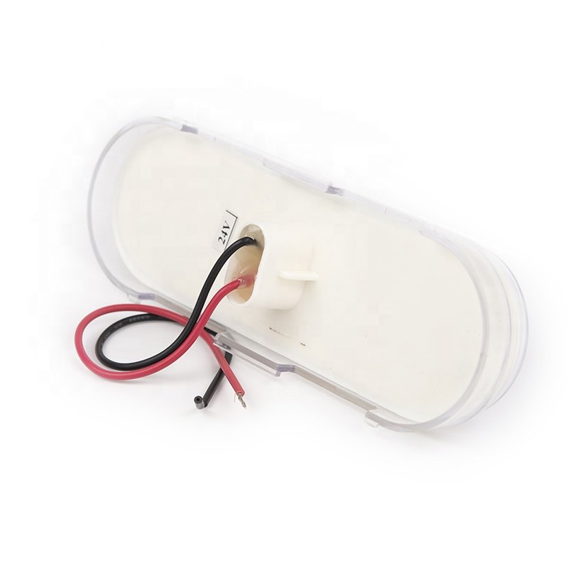 Factory Direct Sales 6 Inch Oval Clear 26 Piranha Leds Boat Submersible Truck Trailer Led Rear Lights for Trailer Boat Lorry