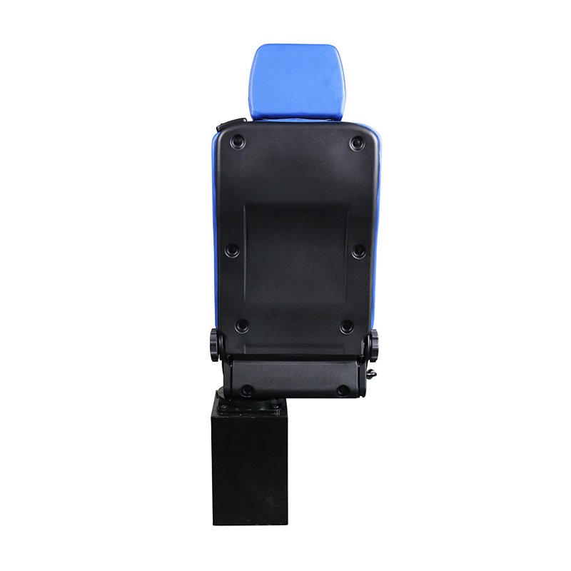 PVC Rotary Folding Chair Adjustable Minibus Seat Safe Belt Universal Car Seat for Ambulances Fire Engines Van Without Armrests