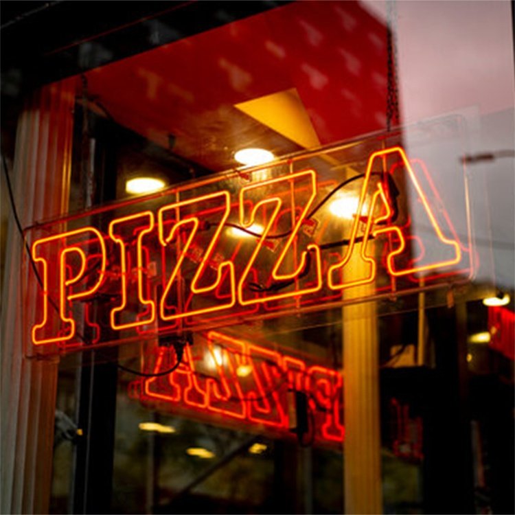 Best Promotional LED Neon Sign Light Food Pizza Shop Store Business logo Design Led for Wall Decoration
