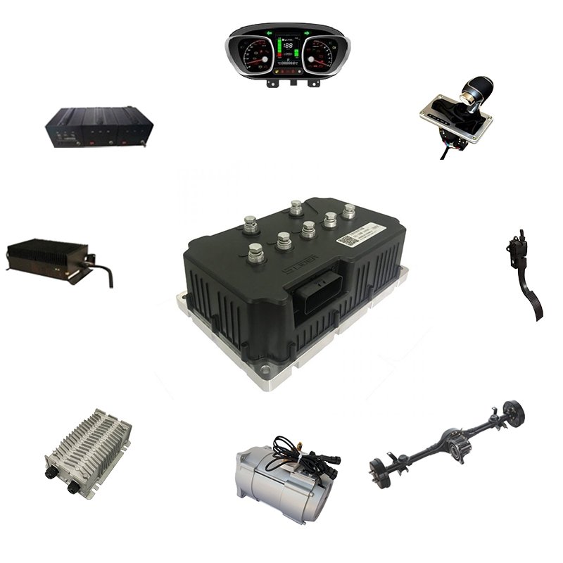 144V 550A AC Motor Controller for EV Conversion System From Fuel to Electric for MPV Old Hiace Van Truck