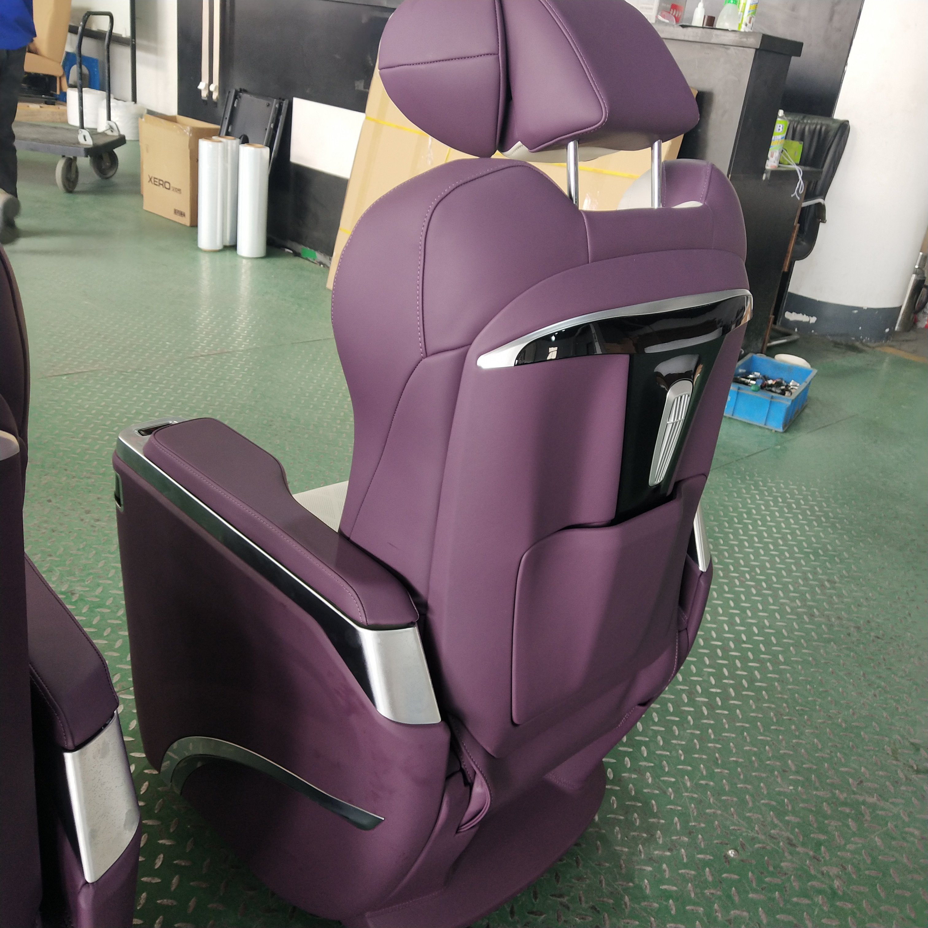 Haobang Hight Quality Oem Auto Vip Rv Single Chair Passenger Bus Seats for LUXURY VAN